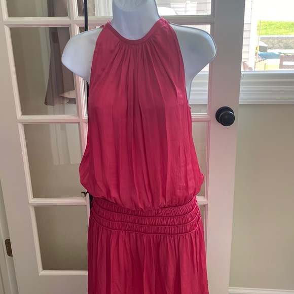 Shiny Audrey Dress - Berry Pink - Picture 6 of 7